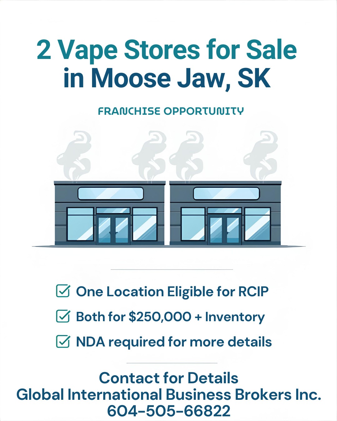 2 Vape Franchise Businesses On sale